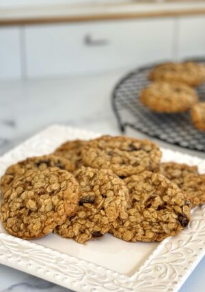 These truly are the best Classic Chewy Oatmeal Cookies you will ever bake! To make these dense and chewy cookies, a ration of vegetable oil and browned butter are the key ingredients. There's just a whisper of cinnamon. These are beyond delicious!
