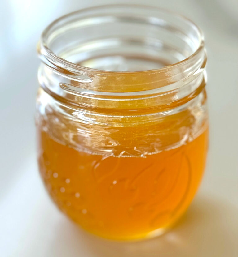a jar of clarified butter called Ghee