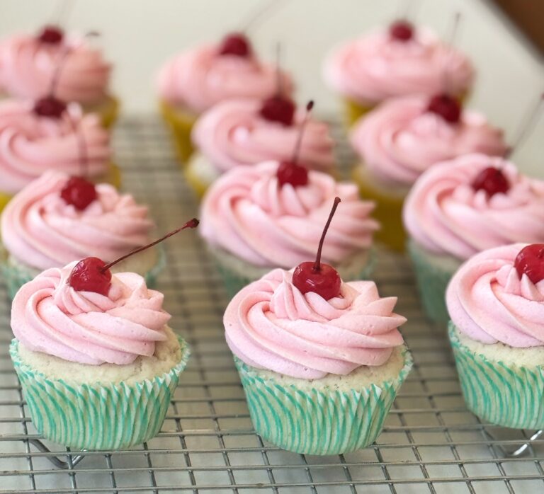 Cherry Vanilla Cupcakes