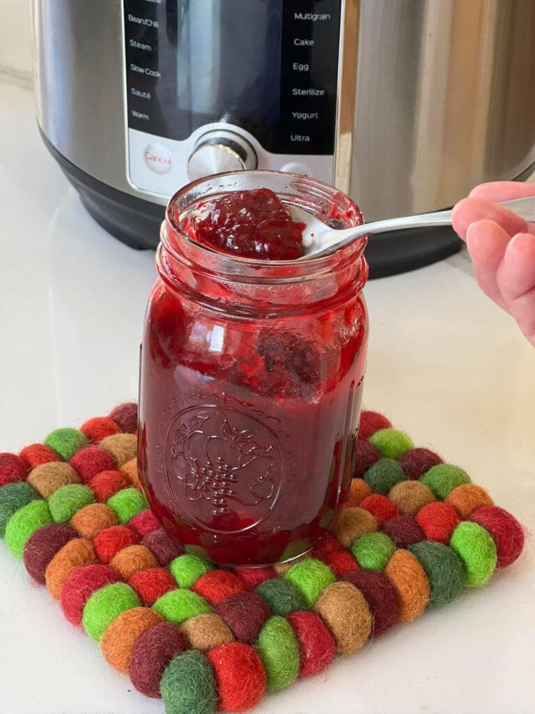 Pressure Cooker Cranberry Orange Sauce