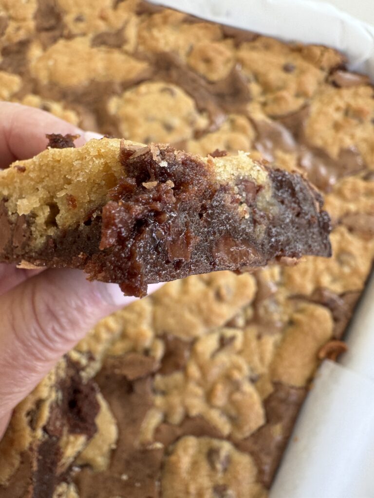 Sheet Pan Brookie Dessert